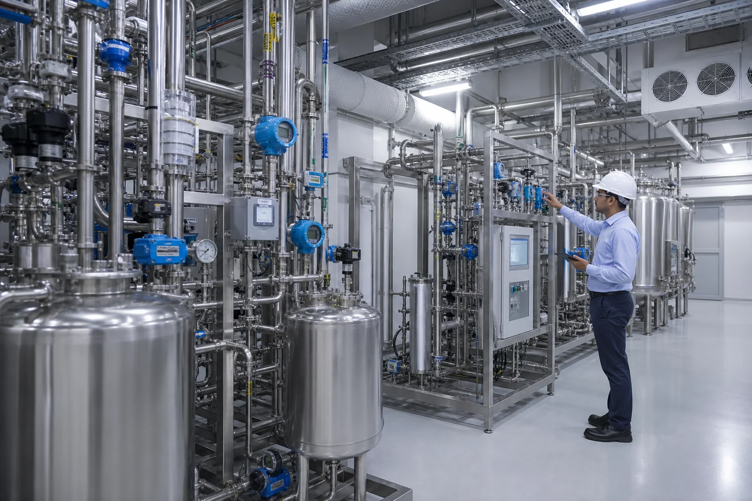 Pharmaceutical utility systems supporting sterile manufacturing