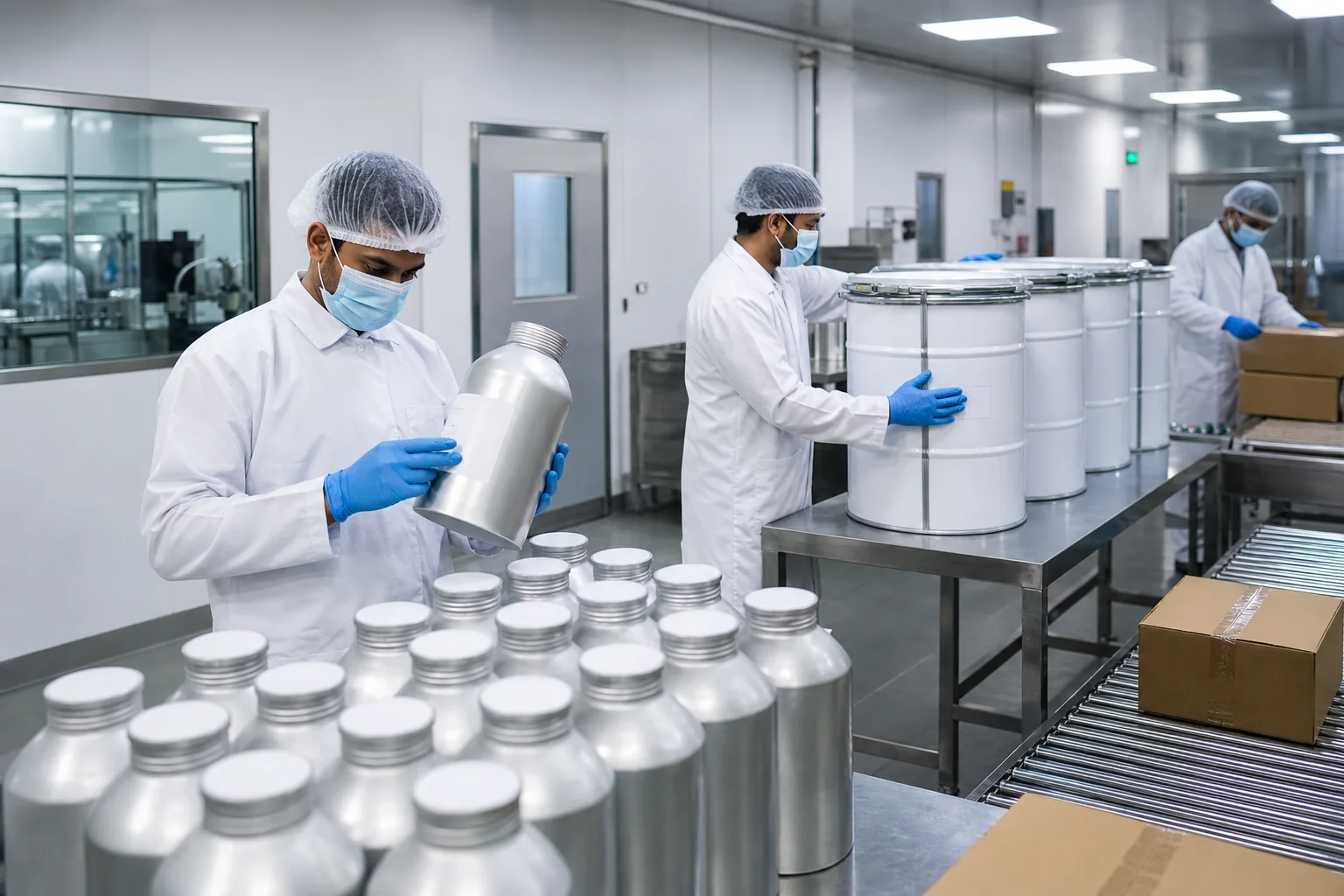 Sterile API packaging and dispatch