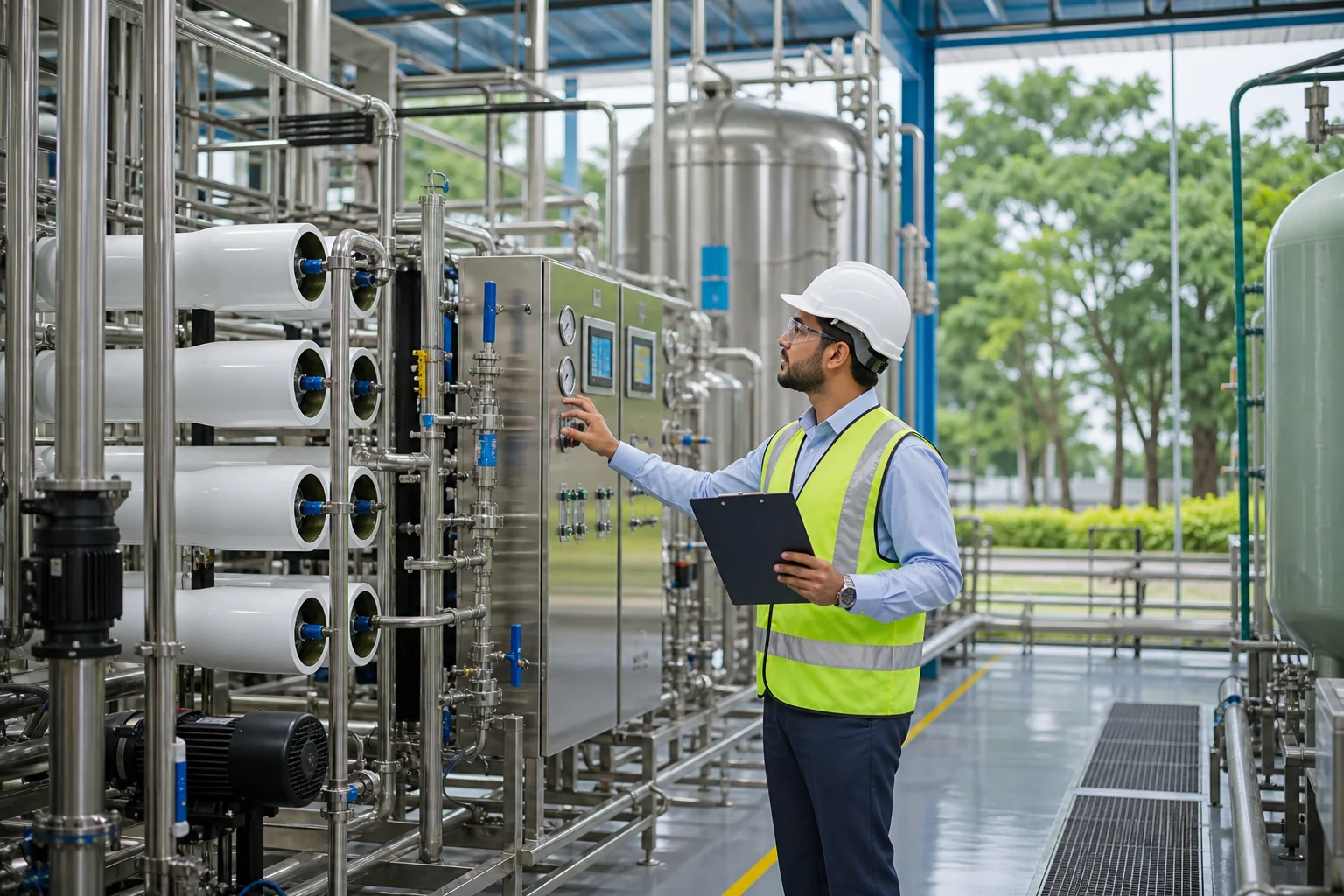 Zero liquid discharge facility for sustainable pharmaceutical manufacturing